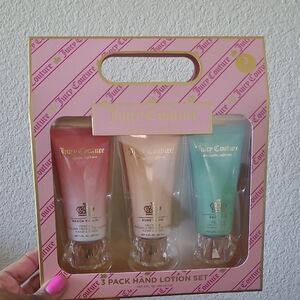 Juicy Couture 3 Pack Hand Lotion Set